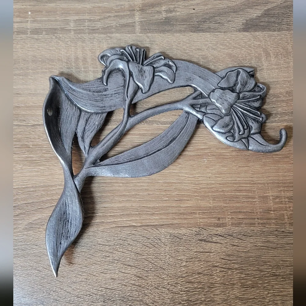Hanging Plant Bracket Elegant Silver Wall Decor Hook